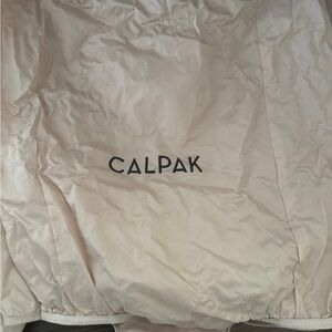 Calpak Beige Garment Cover with Logo